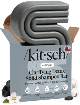 Kitsch Shampoo Bar Clarifiant 100g vue avant avec emballage