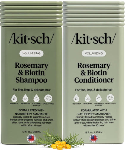 Kitsch Shampoo et Après-Shampoing Rosemary & Biotin vue avant