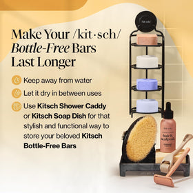Kitsch Shampoo et Après-Shampooing à l'Huile de Coco en environnement naturel