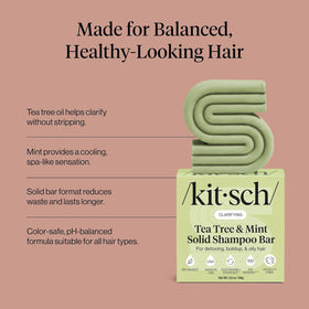Kitsch Shampoo Solide Clarifiant avec des ingrédients naturels