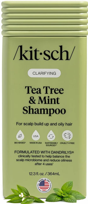 Kitsch Shampooing Thé Vert & Menthe 12,3 oz avant