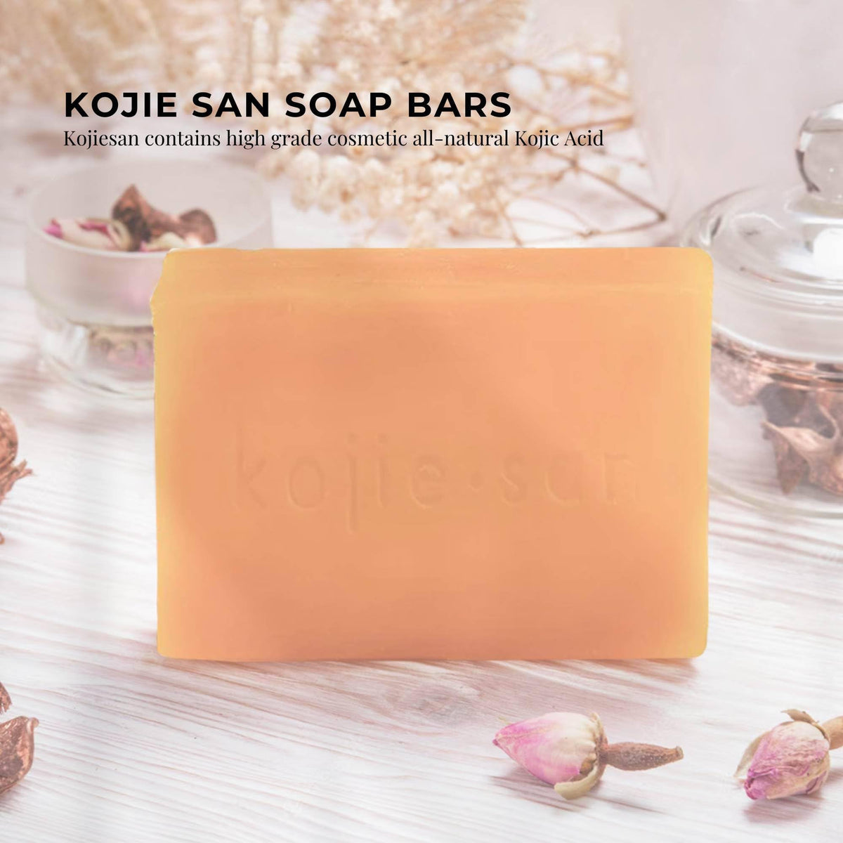 Kojie San Savon à l'Acide Kojique 65g emballage