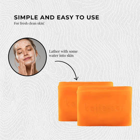 Kojie San Savon à l'Acide Kojique 65g en utilisation