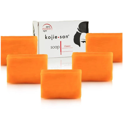 Kojie San Savon Éclaircissant pack de 5 barres de 65g, vue de face