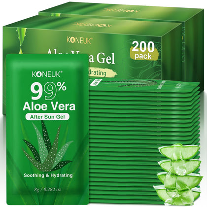 KONEUK Gel d'Aloe Vera 200 sachets 0,282 oz vue de face