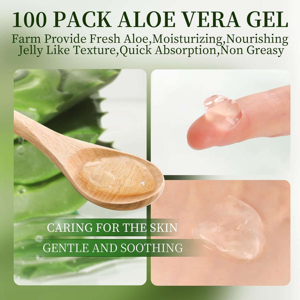 KONEUK Gel d'Aloe Vera 99% Pur pour soins capillaires