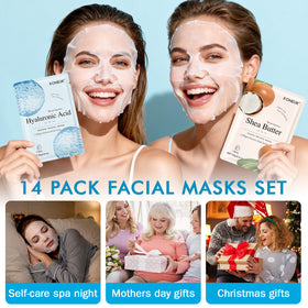 KONEUK masques en tissu prêts à être utilisés