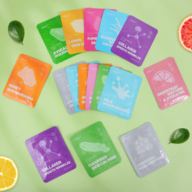 KONEUK masques hydratants posés sur une table de spa