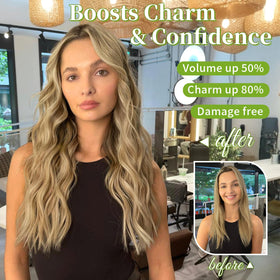 KooKaStyle extensions de cheveux blonds dans leur emballage