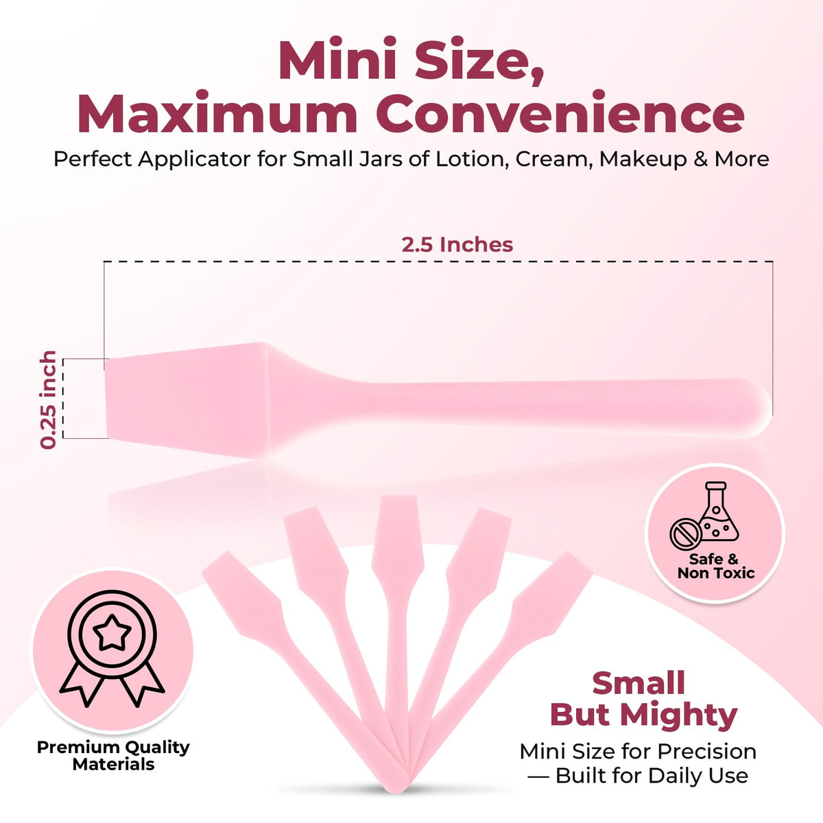 Kopperko Mini Spatule de Crème Visage 2.5" - utilisation avec crème