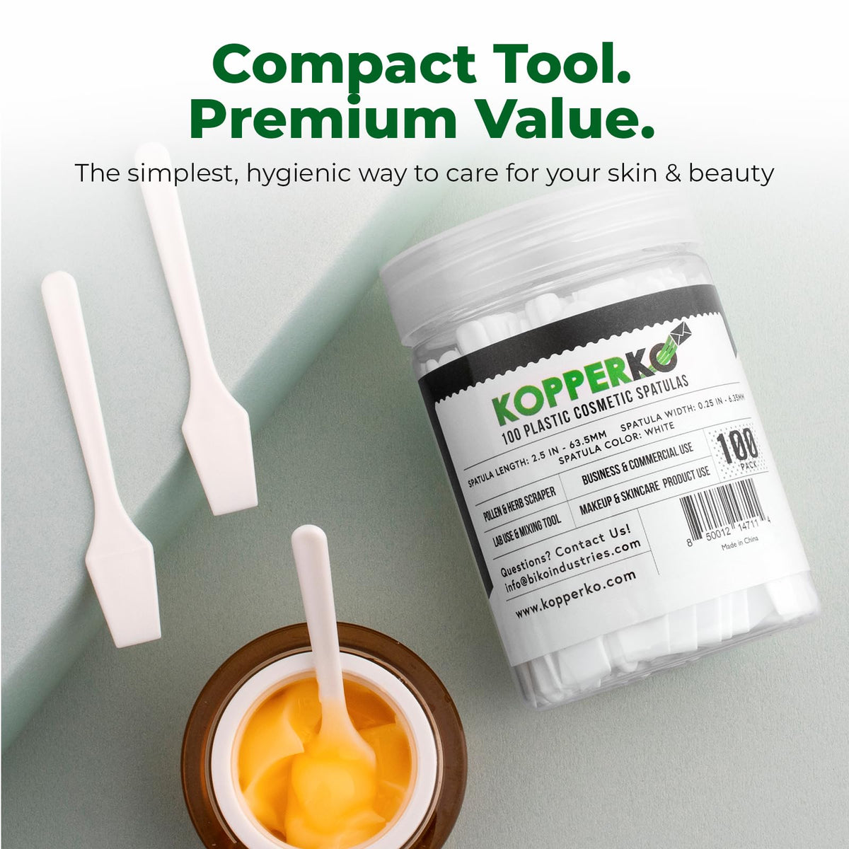 Kopperko Spatules en Plastique pour Utilisation Commerciale