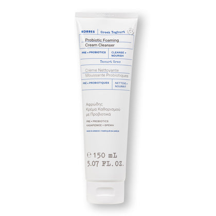 KORRES Nettoyant Moussant Crème au Yaourt Grec 168g vue avant