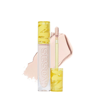 Kosas concealer hydratant 32g, vue avant avec bouchon noir