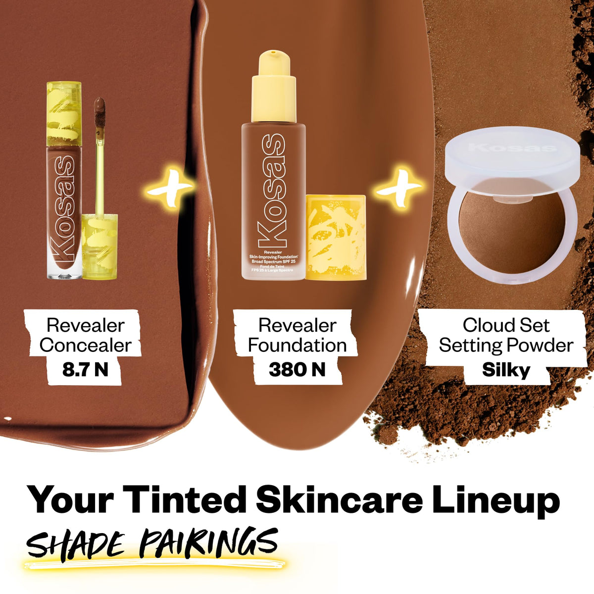 Kosas Concealer Hydratant 8.7 N sur une table de maquillage