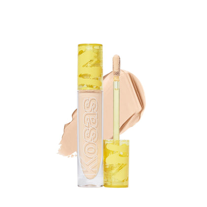 Kosas Revealer Concealer 41g modèle avant avec applicateur