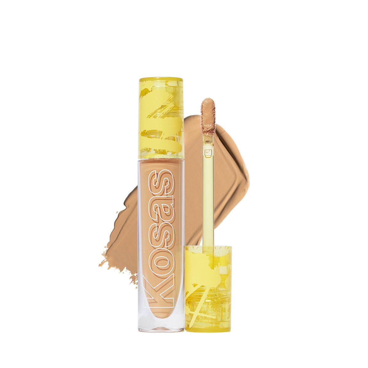 Kosas Revealer Concealer 6.5 O modèle avant avec applicateur