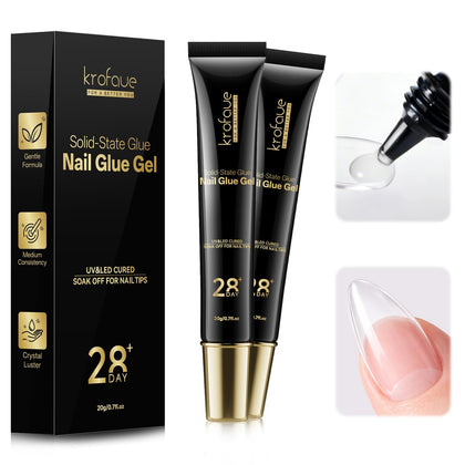 krofaue colle gel pour ongles UV 2 pack vue de face