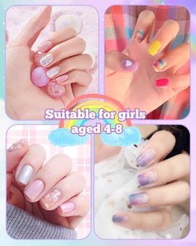 krofaue Kids Nail Tips dans un emballage coloré