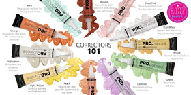 L.A. Girl Correcteur Cool Pink application sur le visage