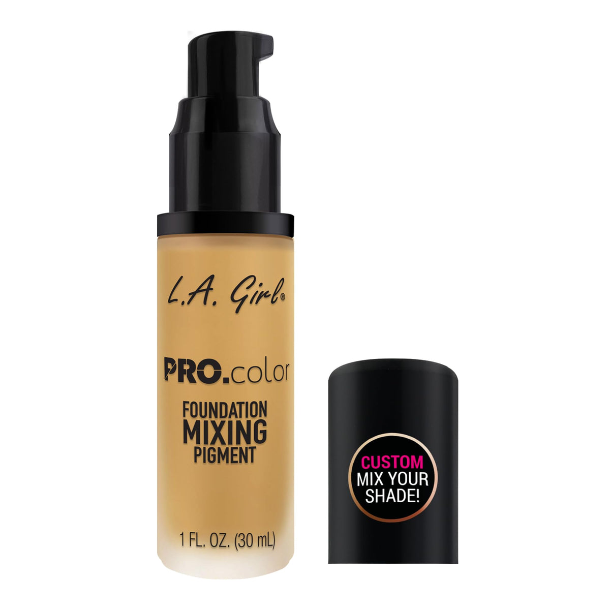 L.A. Girl pigment jaune pour fond de teint sur table