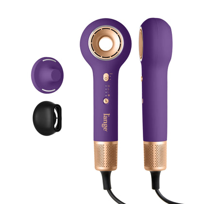 L'ANGE HAIR Axia HaloRing sèche-cheveux ionique violet vue de face