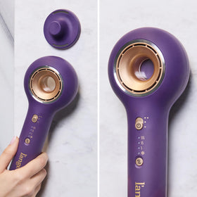 L'ANGE HAIR Axia HaloRing sèche-cheveux violet vue de côté