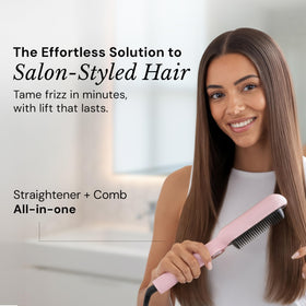 L'ANGE HAIR Brosse Lissante 2-en-1 vue arrière avec cordon rotatif