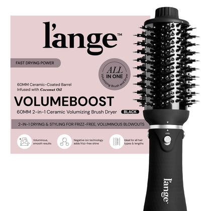 L'ANGE HAIR Brosse Volumisante 2-en-1 60mm vue avant