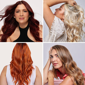 L'ANGE HAIR Le Pirouette fer à boucler en titane sur fond blanc