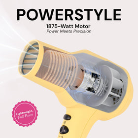 L'ANGE HAIR Sèche-cheveux Turbo Ionique 1875W avec accessoires de coiffage