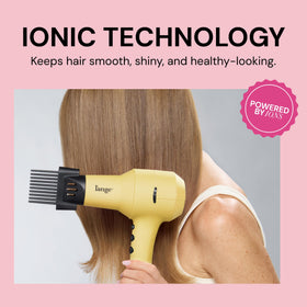 L'ANGE HAIR Sèche-cheveux Turbo Ionique 1875W en couleur jaune vif