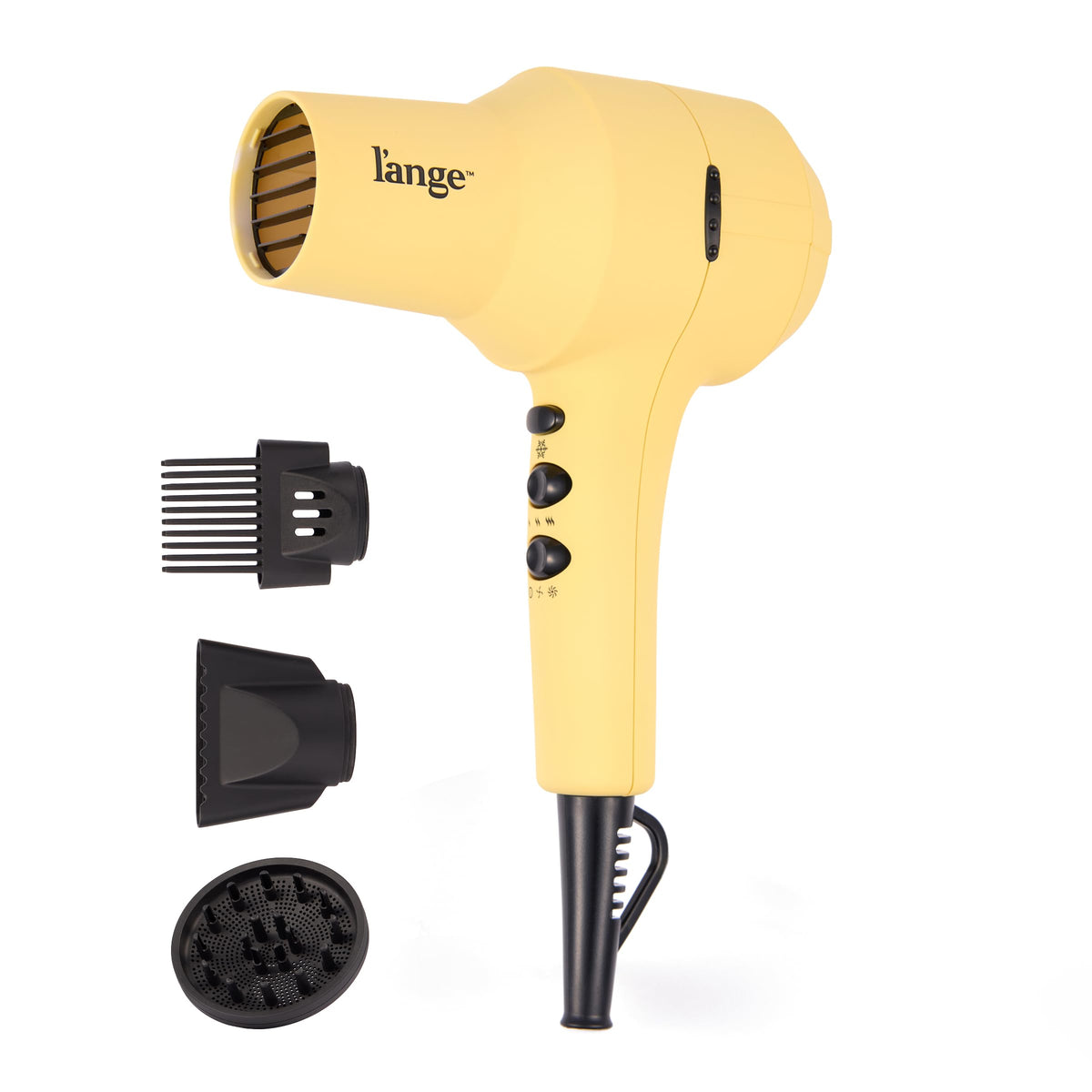 L'ANGE HAIR Sèche-cheveux Turbo Ionique 1875W vue avant, modèle jaune