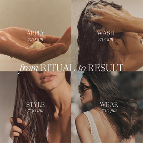 L’ANZA Huile de Kératine Conditionneur application sur cheveux