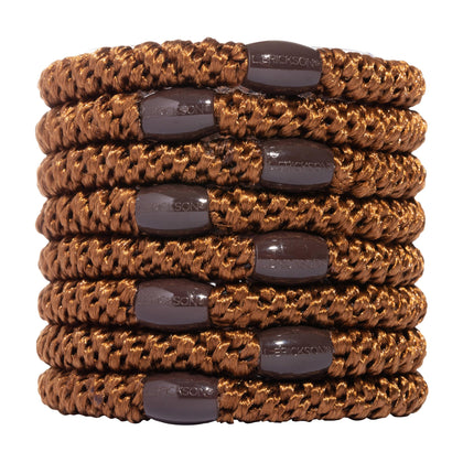 L. Erickson Élastiques à Cheveux Mocha, vue de face