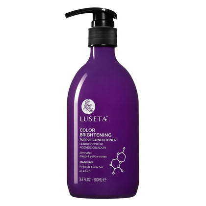 L LUSETA Après-Shampoing Violet 500 ml vue avant avec bouchon