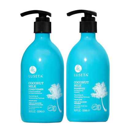 L LUSETA shampoing à l'huile de coco 500 ml avant