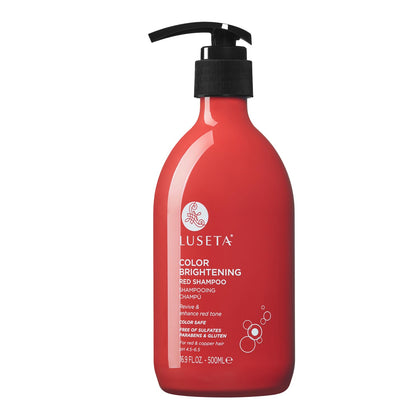 L LUSETA Shampoing Éclaircissant pour Cheveux Rouges 16,9 oz vue avant