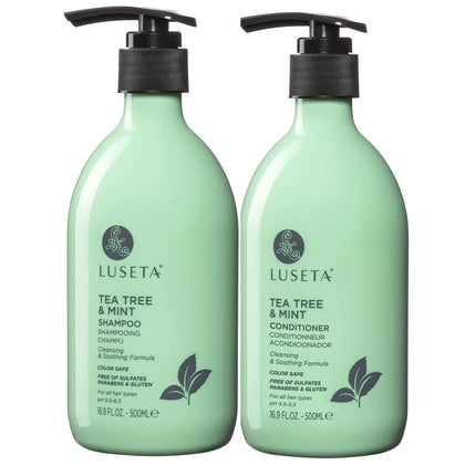 L LUSETA shampoo et après-shampooing clarifiant 500 ml devant