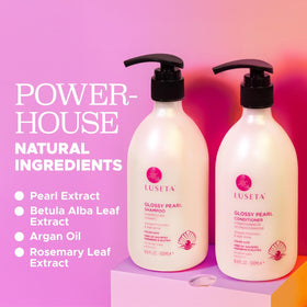 L LUSETA shampooing et après-shampooing avec ingrédients naturels
