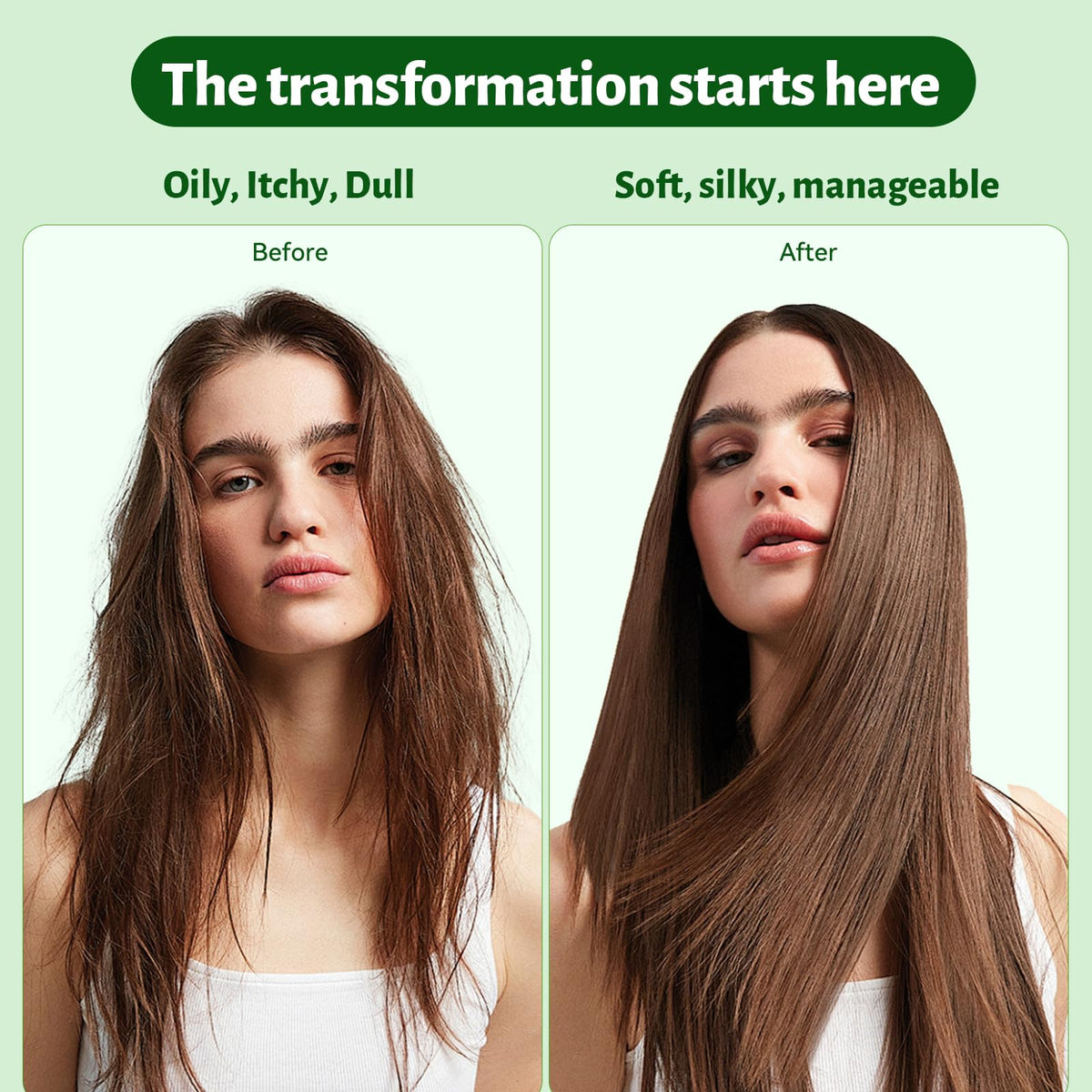 L LUSETA Shampooing Tea Tree Mint avec texture de produit