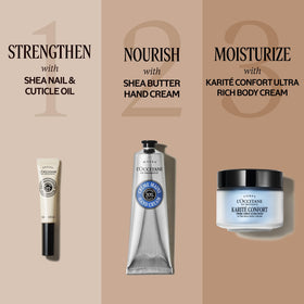 L'OCCITANE Huile avec étiquette visible
