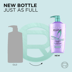 L'Oreal Elvive Hyaluron + Pure set avec les deux flacons