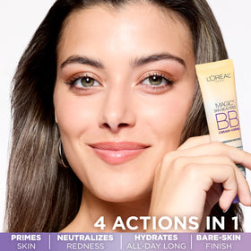 L'Oreal Paris BB Cream Hydratant Teinté 1 fl oz texture crémeuse