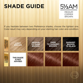 L'Oreal Paris Coloration Permanente 5.5AM Cuivre Ambre gants inclus
