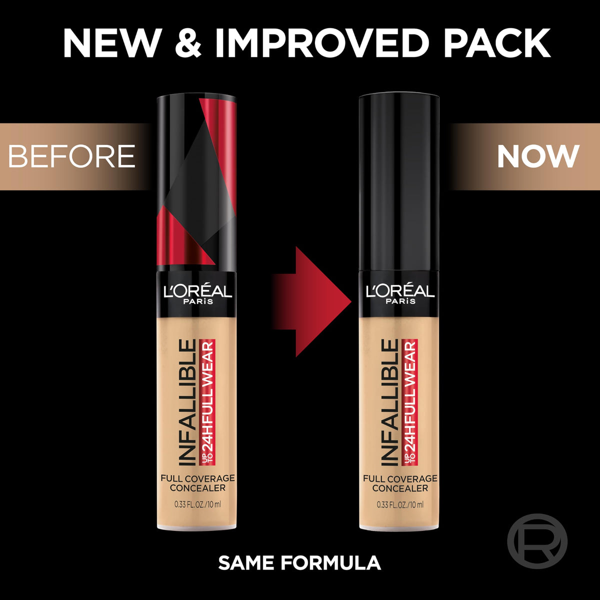 L'Oreal Paris Concealer Mat Waterproof 24h texture sur main