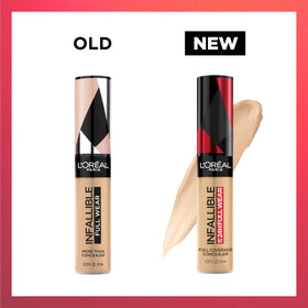 L'Oreal Paris Concealer Waterproof Mat 30g comparaison avant/après