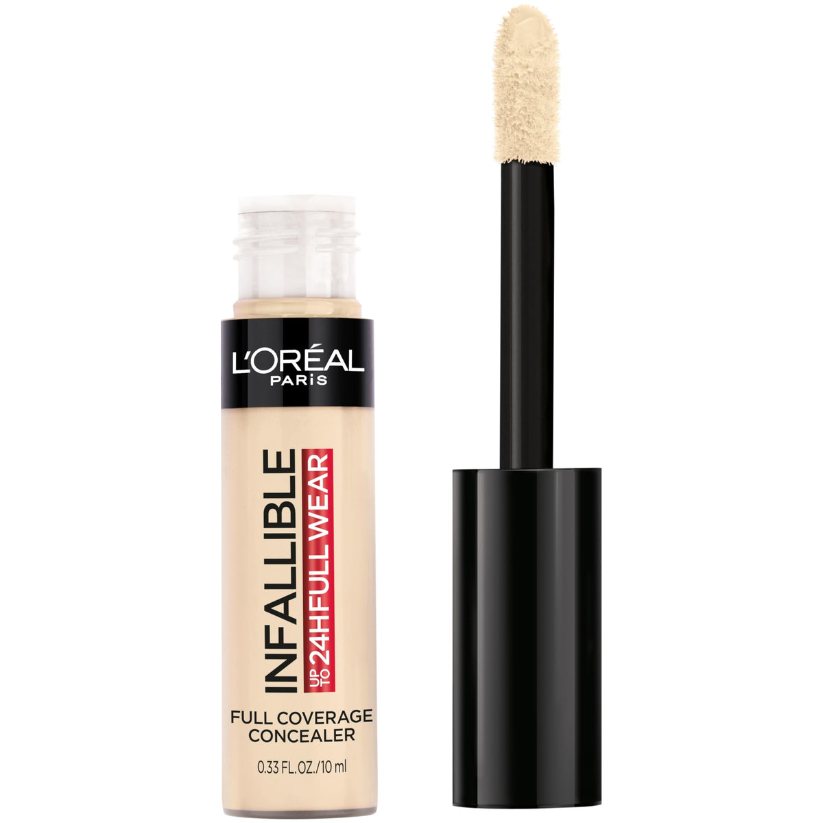L'Oreal Paris Correcteur Mat Waterproof 30g vue avant avec applicateur