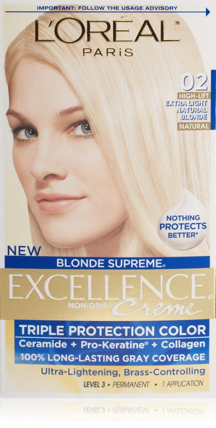 L'Oreal Paris Crème Colorante Blonde Suprême 780g vue de face avec emballage