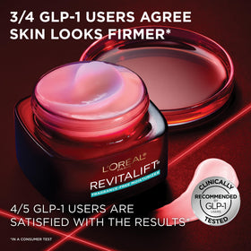 L'Oreal Paris Crème Hydratante Anti-Âge application sur la peau