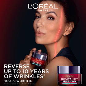 L'Oreal Paris Crème Hydratante Anti-Âge emballage avant vue de côté